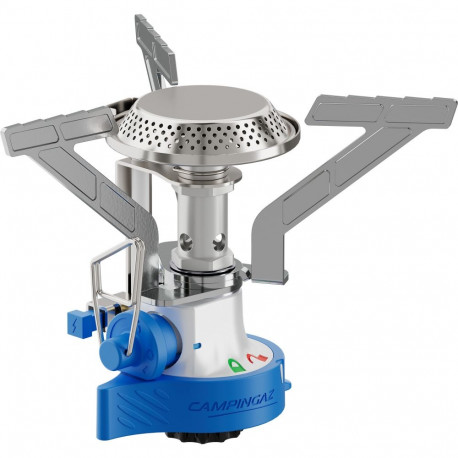 Campingkocher Twister Connect PZ (silber/blau, 2,9 kW)