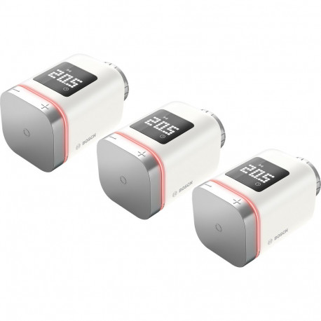 Smart Home radiaatori termostaadid II [+M] sooduspakk 3tk, valge