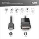 Adapterkabel USB-C  DisplayPort (schwarz, 2 Meter)