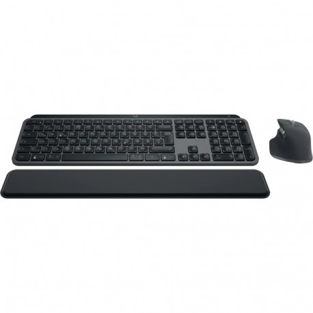 MX Keys S Combo (graphit, DE-Layout, Scherenmechanik, Logi Bolt, Bluetooth, kompatibel mit PC/Mac/iP