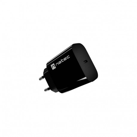 USB CHARGER NATEC RIBERA 1X USB-C 20W BLACK
