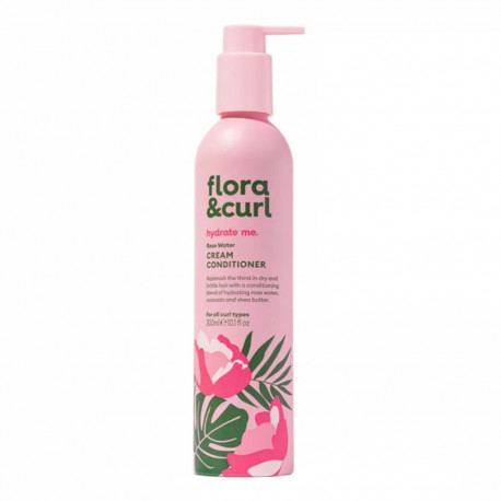 FLORA CURL HYDRATE ME ACONDICIONADOR ROSE WATER TODO TIPO RIZOS 300ML