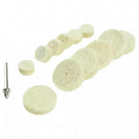 Filce polerskie, zestaw 13szt