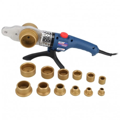 Torukeevitusaparaat 1500W 16-63mm, tarvikud, kohver