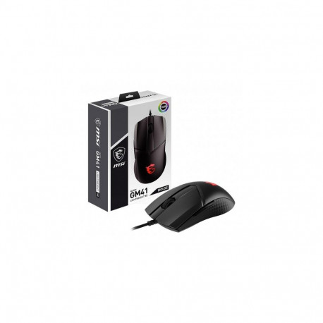 MSI CLUTCH GM41 LIGHTWEIGHT V2 Gaming Mouse 'RGB, upto 16000 DPI, low latency, 65g, Frixion