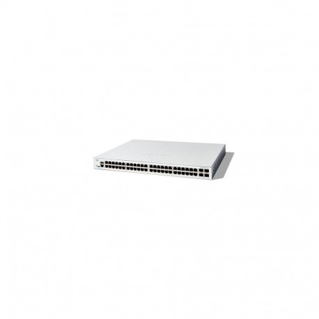 Cisco Catalyst 1300-48T-4G Managed Switch, 48 Port GE, 4x1GE SFP, Limited Lifetime Protection (C1300