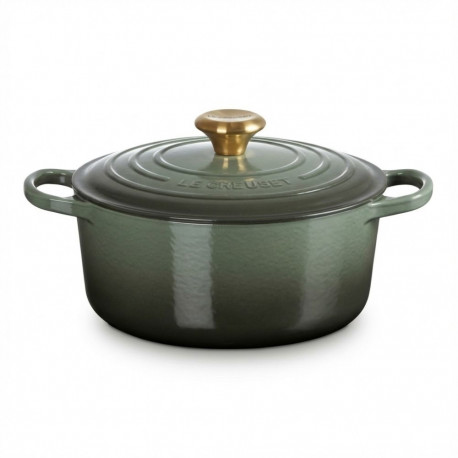 "Le Creuset Signature Bräter rund 24 cm thyme"
