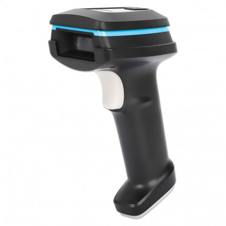 "MANHATTAN Kabelloser 2D Long Range LED-Barcodescanner Wireless 4.2 und 2,4 GHz USB-A-Nanoempfänger"