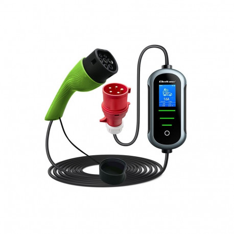 Electric car charger 7kW 230V CEE 32A WiFi LCD 5