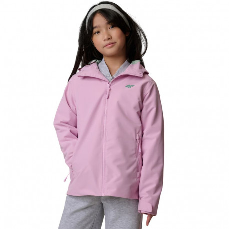 Kurtka dla dzieci 4F U0959 jasny fiolet 4FJWSS26TTJAU0959 52S 152cm