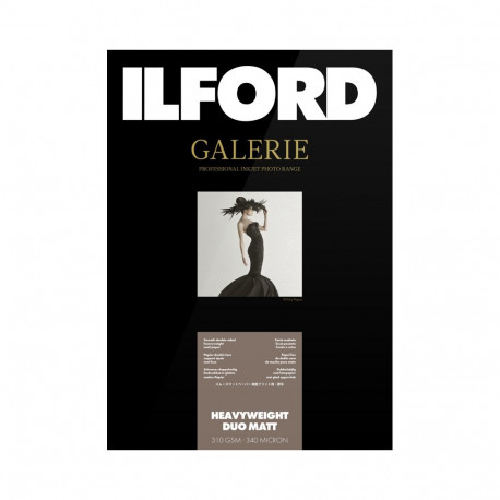 Ilford fotopaber Galerie Heavyweight Duo Matt 310g A3+ 50 lehte