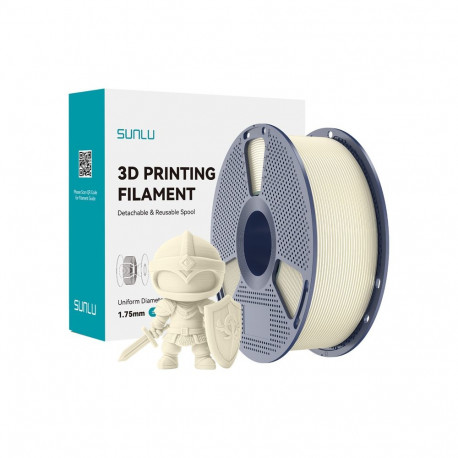 3D Printing Filament - Sunlu PLA+ 1.75 mm Filament High Durability Ivory