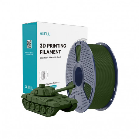 3D Printing Filament - Sunlu PLA+ High-Speed 1.75 mm ±0.02 mm Olive