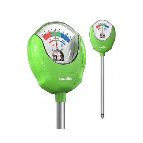 Soil Moisture Meter - RainPoint Soil Moisture Tester, 2-3 Seconds Reading, Stainless Steel Probe, Gr