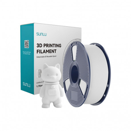 3D Printing Filament - Sunlu PLA Matte 1.75 mm Biodegradable White