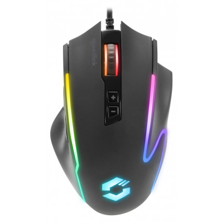 Speedlink mouse Decus NX RGB, black (SL-680024-RRBK) (open package)