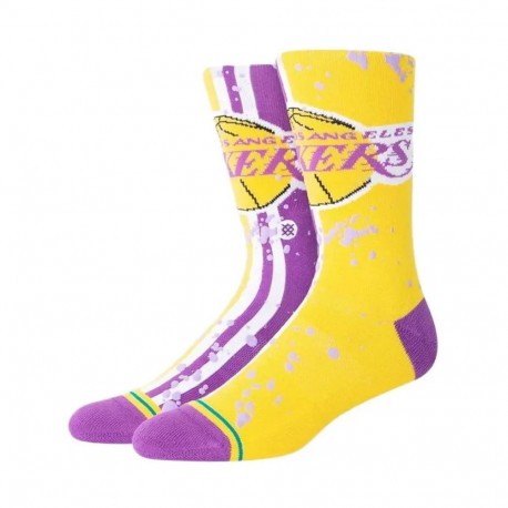 Sokid Stance OVERSPRAY suurus 43-47 kollane/lilla