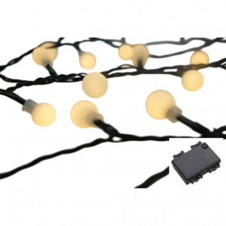 GARLAND EL CHER W WHITE 40L 4M 2XAA IP20