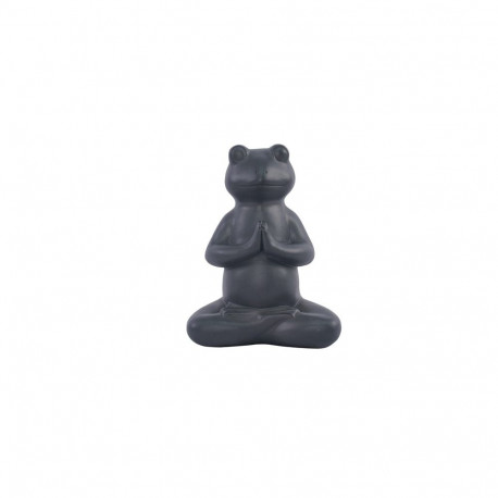 DECORATION FROG GREY 26X17.5X34CM