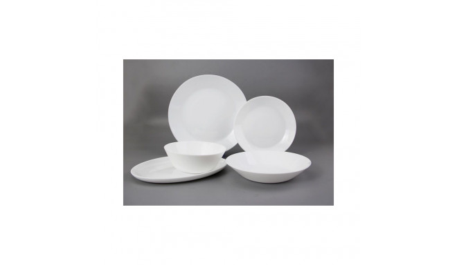 PLATE FLAT 25.4CM WHITE