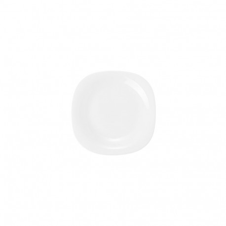 PLATE SQUARE 20.3CM WHITE
