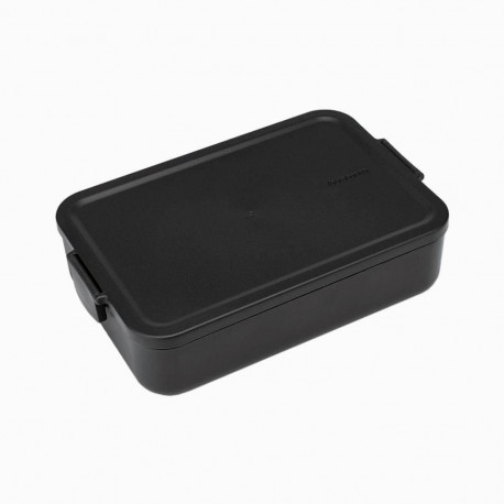 LUNCH BOXMAKE&TAKE WIH DIVEDER DAR GREY