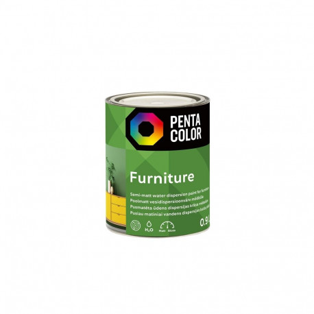 PAINT PENTACOLOR FURNITURE SEM MATT 0.9L