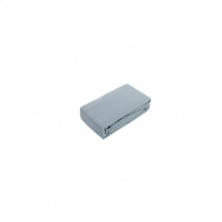 FITTED SHEET SATEEN 200X200+25 GREY