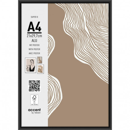 Nielsen Photo Frame 5421126 Super 8 Black 21x29.7 cm