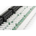 Digitus CAT 3 ISDN patch panel, unshielded, 50 port (gray, 1 U)