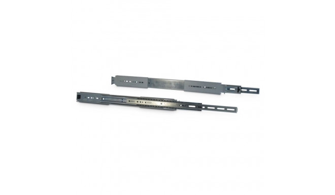 Inter-Tech 20" telescopic rail set for IPC housing (silver)