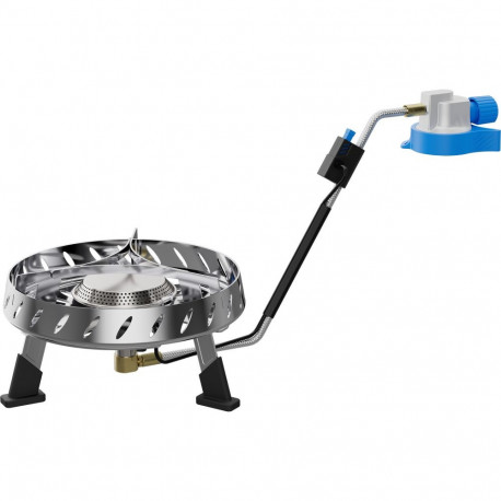 Campingkocher Camp & Trek Connect (silber, 2 kW, Kochfläche Ø15 cm)