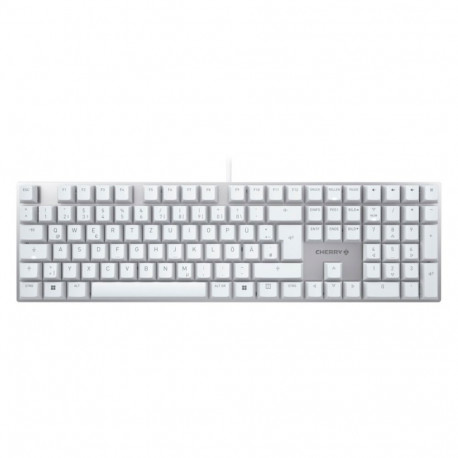KC 200 MX (weiß/silber, DE-Layout, Cherry MX2A Silent Red)