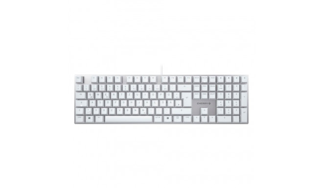 KC 200 MX (weiß/silber, DE-Layout, Cherry MX2A Silent Red)