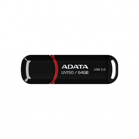 Adata mälupulk 64GB DashDrive UV150 USB 3.2, must/punane