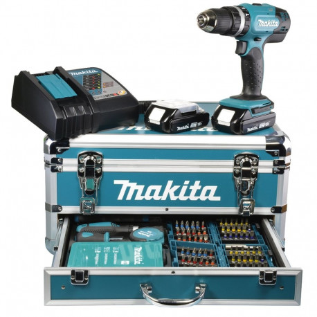 Metall Elektrokettensägen-Transportkoffer (blau)
