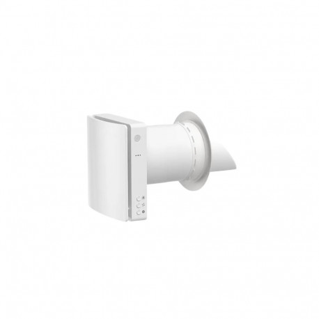 Recuperator for thin Wall, Single-Room upto 46m2, with CO2 Sensor, Wi-Fi, Tuya, white