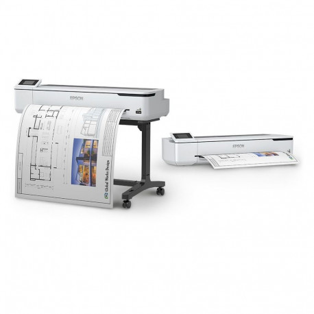 EPSON Large format printer - technical SC-T5100 Colour, Inkjet Ultrachrome XD2, A1, Wi-Fi, Grey