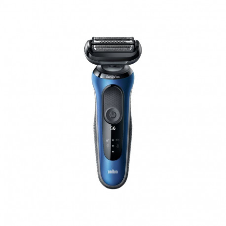 Braun | Shaver | 61-B1500s | Operating time (max) 50 min | Wet & Dry | Blue/Black