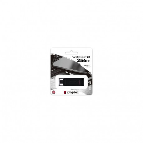 Kingston Pendrive 256GB DataTraveler 70 Type-C 3.2 Black EU (DT70/256GB)