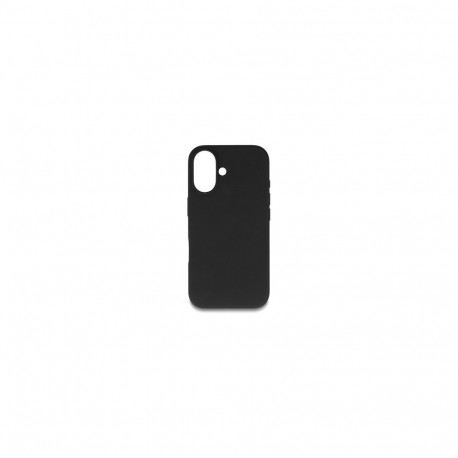 "Schutzhülle für iPhone 16 kompatibel mit MagSafe aus Soft-Touch Silikon schwarz"