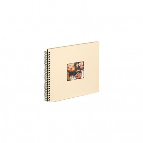 "Walther Fun creme 30x30 50 schwarze Seiten Spiral SA110H"