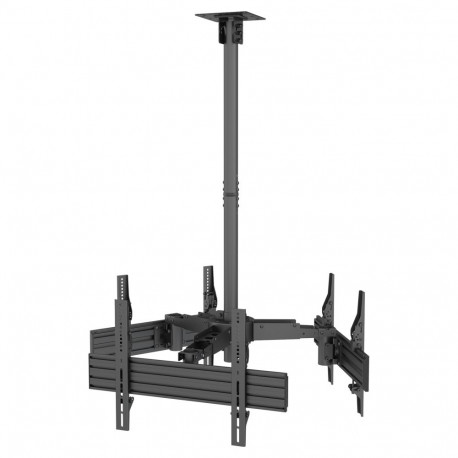 Equip laekinnitus 32"-65" 3TFT à 30kg 2 liigendiga kallutatav lite retail, must