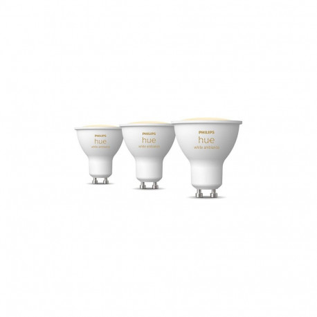 Philips Hue nutipirnid White Ambiance GU10 3x350lm 3-pakk