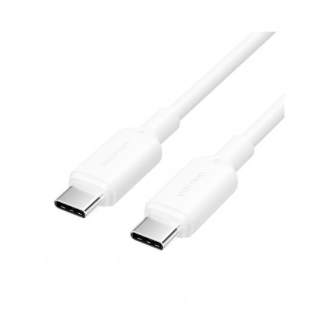 CABLE USB-C TO USB-C/1M WHITE TRCWF VENTION