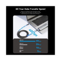 CABLE USB-C BRAIDED/1M GRAY TAVHF VENTION