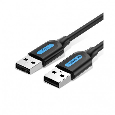 CABLE USB2.0 MALE TO MALE/1.5M BLACK COJBG VENTION