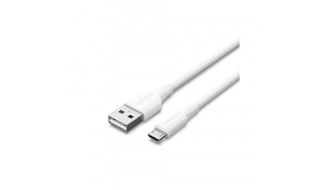 CABLE USB2.0 TO MICRO-B/1M WHITE CTIWF VENTION