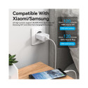 CABLE USB2.0 TO MICRO-B/1M WHITE CTIWF VENTION