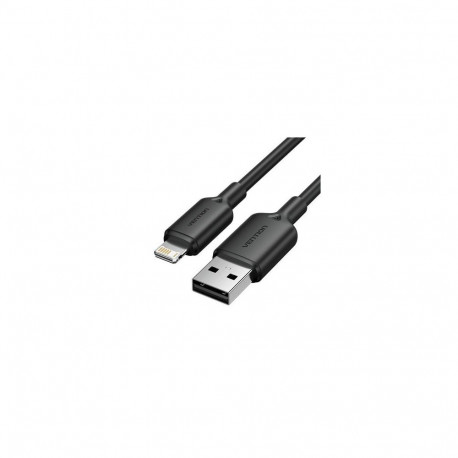CABLE USB2.0 TO LIGHTNING/2M BLACK LAMBH VENTION